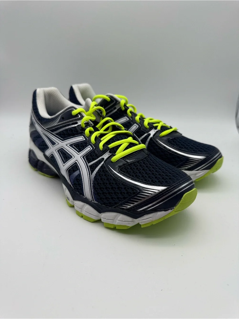 BRAND NEW Vintage 2013 ASICS GEL-FLUX T3D4N Navy/White/Yellow Men’s Size 10